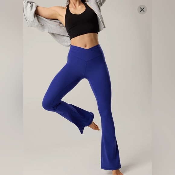 aerie Pants - Aerie offline realme Women's Flare Leggings - Dark Green